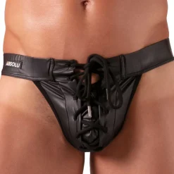 Absolu Male Strings-String Bondage Noir