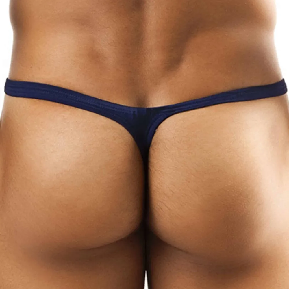 Joe Snyder Strings|Sous-Vêtements Push Up-String Bulge Bleu Marine