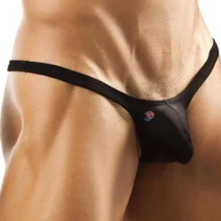 Joe Snyder Strings|Sous-Vêtements Push Up-String Bulge Noir