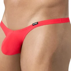 CUT4MEN Strings|Sous-Vêtements Push Up-String Bulge SP4NDEX GLOW Rouge