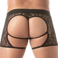 TOF Paris Strings-String Chaps en Dentelle Noir