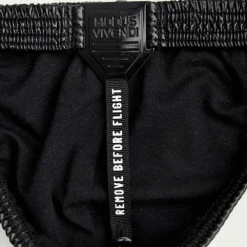 Modus Vivendi Strings De Bain-String de Bain Pleasure Avant-Garde Noir