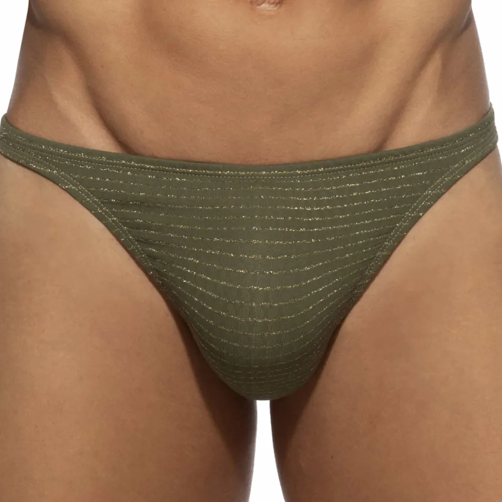 Addicted Strings De Bain-String de Bain Réversible Régal Kaki