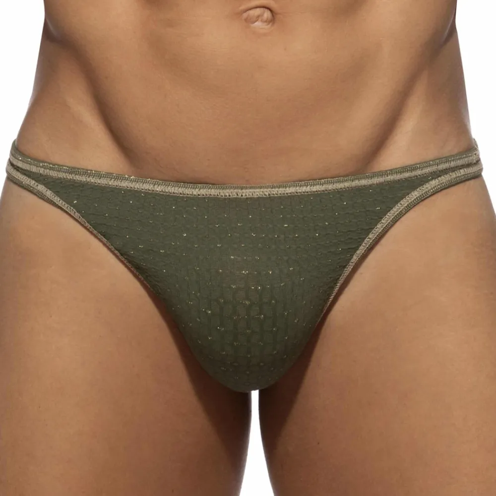 Addicted Strings De Bain-String de Bain Réversible Régal Kaki