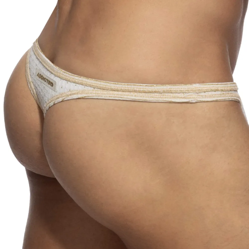 Addicted Strings De Bain-String de Bain Réversible Régal Ivoire