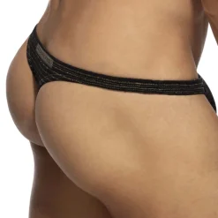 Addicted Strings De Bain-String de Bain Réversible Régal Noir