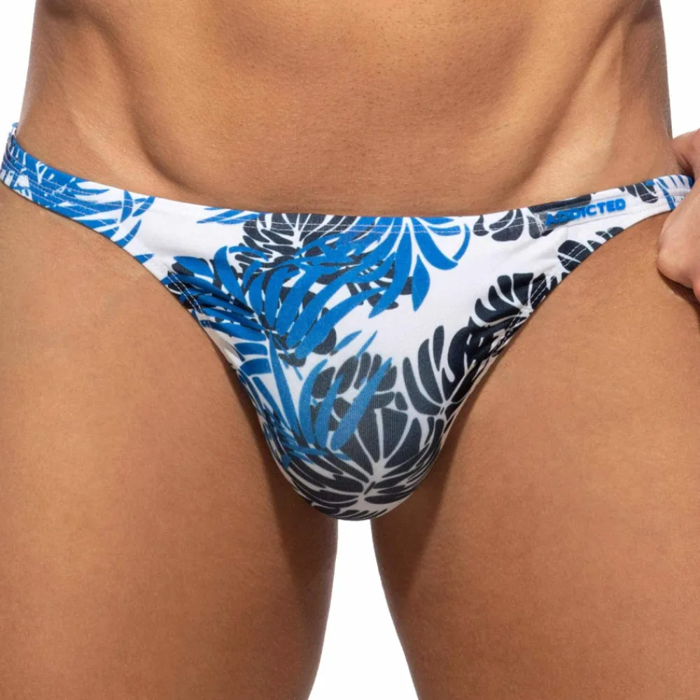 Addicted Strings De Bain-String de Bain Tropicana Bleu