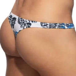 Addicted Strings De Bain-String de Bain Tropicana Bleu