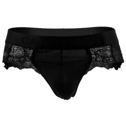 CandyMan Strings-String Dentelle Noir