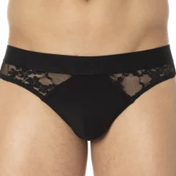 Doreanse Strings-String Dentelle Sexy Noir