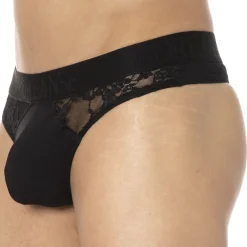 Doreanse Strings-String Dentelle Sexy Noir