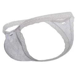 CandyMan Strings-String Double Dentelle Gris