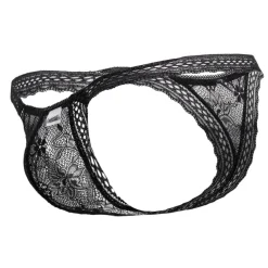 CandyMan Strings-String Double Dentelle Noir