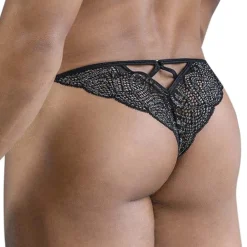CandyMan Strings-String en Dentelle Noir