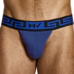 Modus Vivendi Strings-String en Lin Bleu Marine