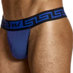 Modus Vivendi Strings-String en Lin Bleu Marine