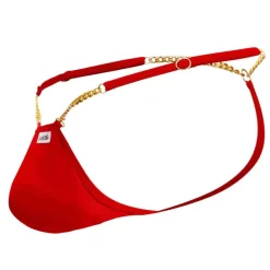 CandyMan Strings-String Ficelle Chaînette Rouge