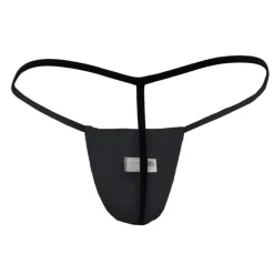 CandyMan Strings-String Ficelle Coulissant Noir