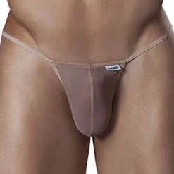 CandyMan Strings-String Ficelle Transparent Beige