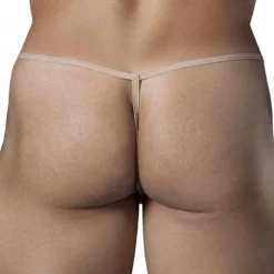 CandyMan Strings-String Ficelle Transparent Beige