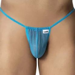 CandyMan Strings-String Ficelle Transparent Turquoise