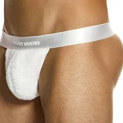 Modus Vivendi Strings-String Fourrure Blanc