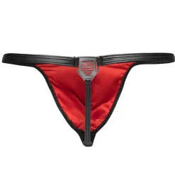 Modus Vivendi Strings-String Leather Simili-Cuir Noir
