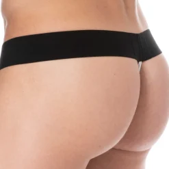 SKU Strings-String Logo Coton Noir