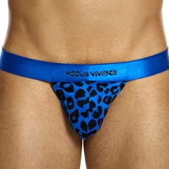 Modus Vivendi Strings-String Léopard Bleu