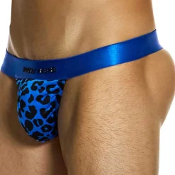 Modus Vivendi Strings-String Léopard Bleu