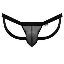 CandyMan Strings-String Maille Noir