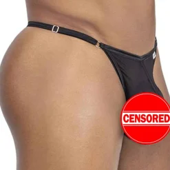 CandyMan Strings-String Mesh Noir