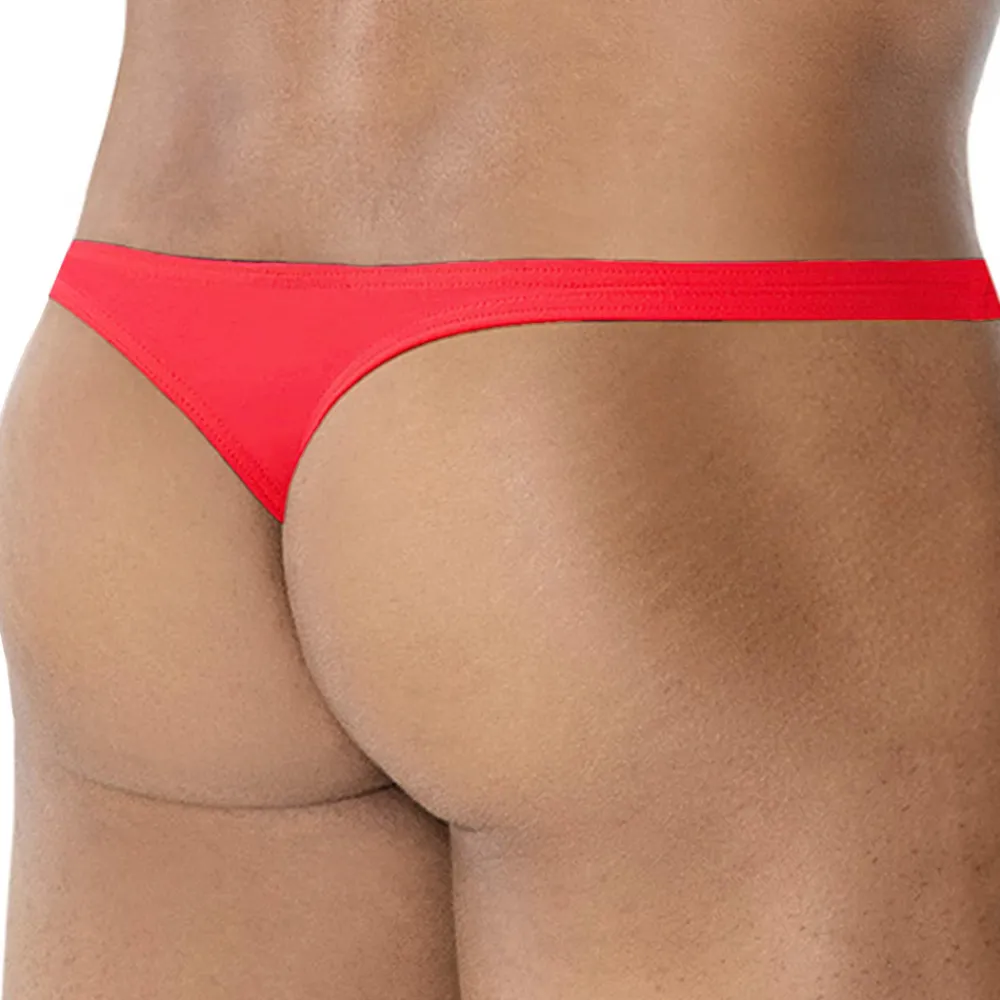 CUT4MEN Strings|Sous-Vêtements Push Up-String Micro Bulge SP4NDEX GLOW Rouge