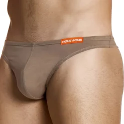 Modus Vivendi Strings-String Micro Knit Coton Marron