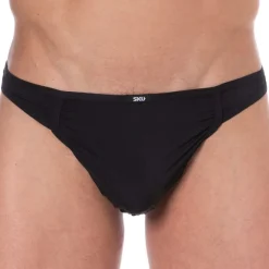 SKU Strings|Poche Ergonomique-String Microfibre Noir