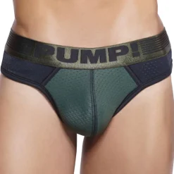 Pump! Strings-String Military Kaki - Noir