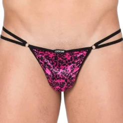 Lookme Strings-String New Look Double Ficelle Floral Rose