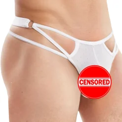 Sexy Boy Strings-String Night Glow Blanc