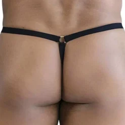 CandyMan Strings-String Nudist Noir