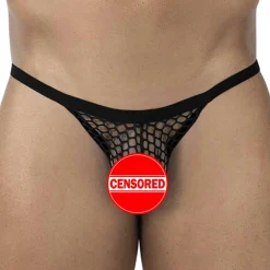 CUT4MEN Strings-String Panel R4VAGE Noir