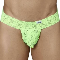 CandyMan Strings-String Peek A Boo Citron Vert