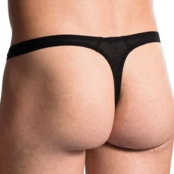 Manstore Strings|Sous-Vêtements Push Up-String Push-Up M101 Noir