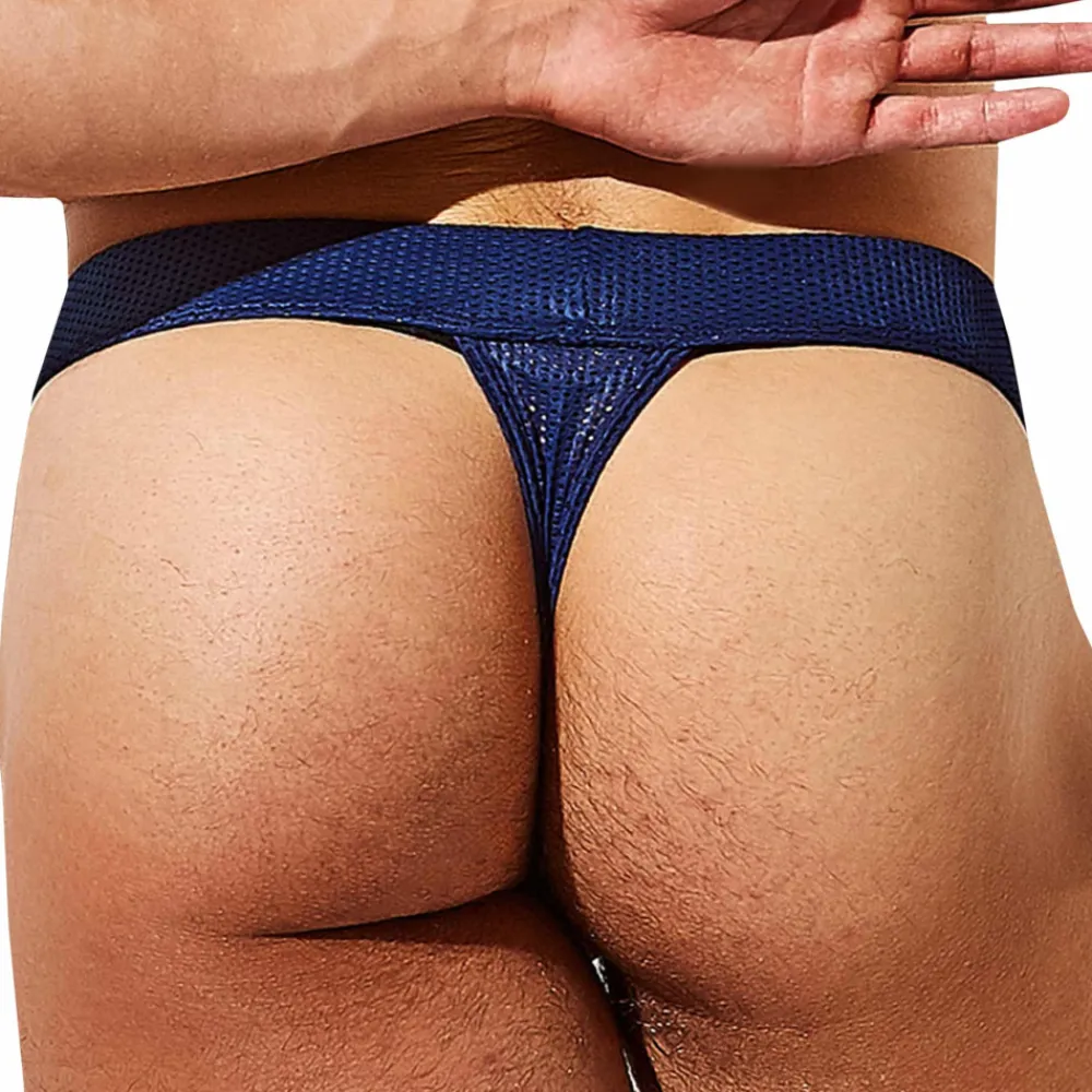 Intymen Strings|Sous-Vêtements Sport-String Seductive Mesh Bleu Marine