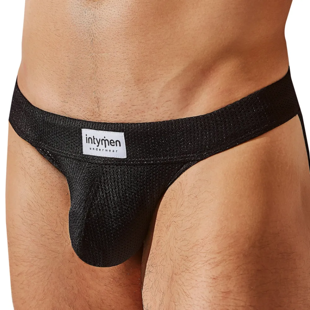 Intymen Strings|Sous-Vêtements Sport-String Seductive Mesh Noir