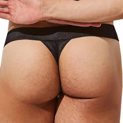 Intymen Strings|Sous-Vêtements Sport-String Seductive Mesh Noir