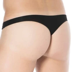 Doreanse Strings-String Sexy Coton Modal Uni Noir