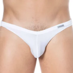 Doreanse Strings-String Sexy Coton Modal Uni Blanc