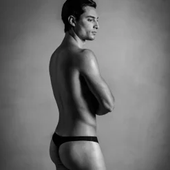 HOM Strings-String Smart Cotton Freddy Noir