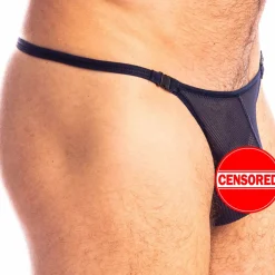 L'Homme invisible Strings-String Striptease Bleu Nuit