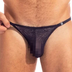 L'Homme invisible Strings-String Striptease Désirs Nocturnes Noir